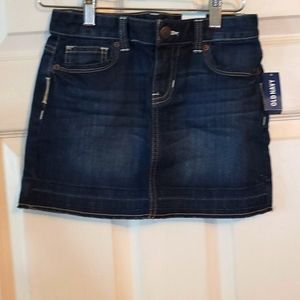 Girls jean skirt size 8